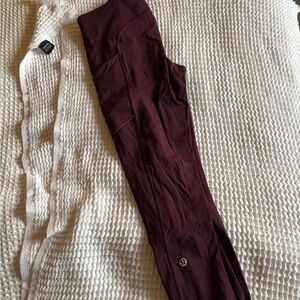 lululemon athletica Women's Burgundy Leggings